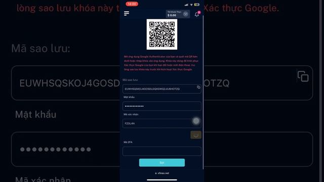 Hướng dẫn bật mã bảo mật 2FA dùng để nạp rút trong sàn Xfinex - Hoàng Nguyễn смотреть онлайн