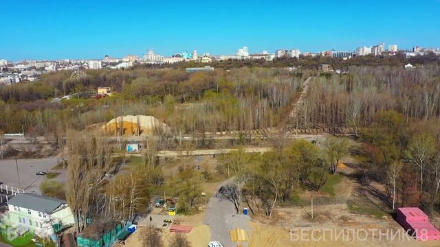 От о. Зеленый до плотины - аэросъёмка Липецк 23.04.20 смотреть онлайн