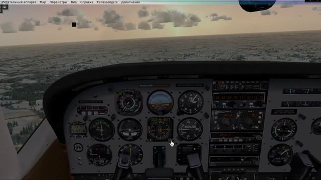 FSX Карьера Серия 6 Новый самолёт,изучаем радионавигацию. смотреть онлайн