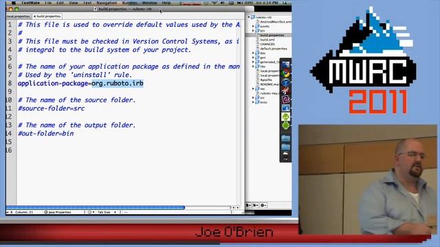 MWRC 2011 - Ruby on Android смотреть онлайн