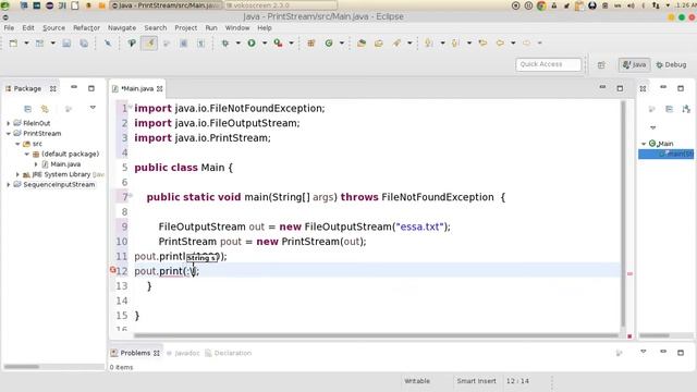 173 Java advanced IO PrintStream الادخال والاخراج смотреть онлайн
