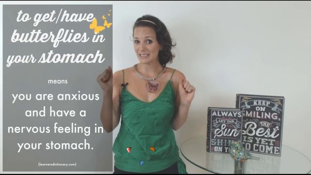 Learn English -English vocabulary: Butterflies in stomach | English Lessons смотреть онлайн