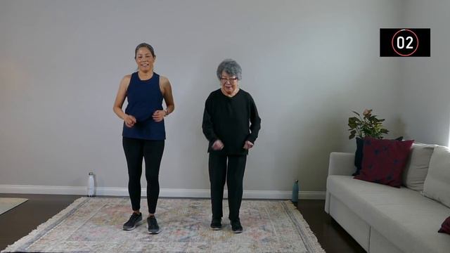 Day 5 New Year Challenge: Cardio Walk & Strength | 40 minutes, 2500 steps | Seniors, beginners смотреть онлайн