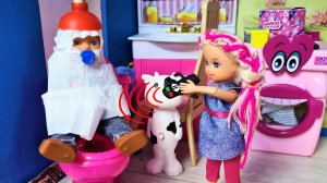 ПАУЗА ЧЕЛЛЕНДЖ???В ШКОЛЕ И ДОМА Катя и Макс веселая семейка смешные куклы Барби Даринелка ТВ