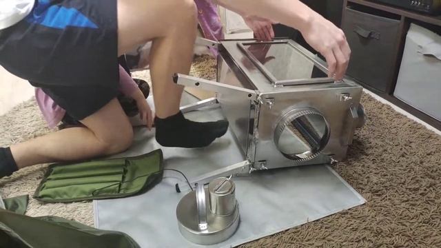 Печь-камин на дровах от "Берег" смотреть онлайн