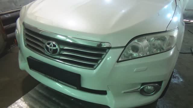 Как снять передний бампер Раф 4 смотреть онлайн