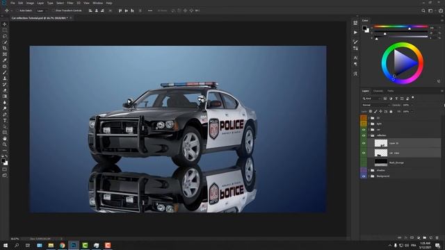Realistic Car Reflection - Photoshop Tutorial смотреть онлайн