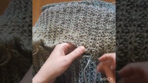 Плечевой шов в полупатентной резинке