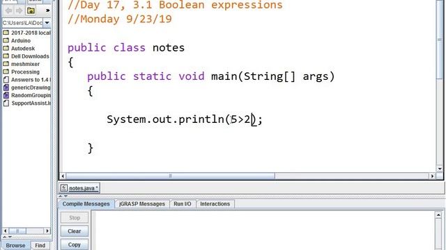 017 3.1 Boolean expressions смотреть онлайн