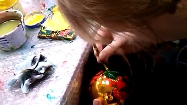 Роспись елочных шаров смотреть онлайн