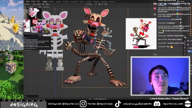 I MADE FNAF LEGO MANGLE