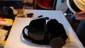 Катушка со шнуром пылесосов Samsung. Снятие и установка