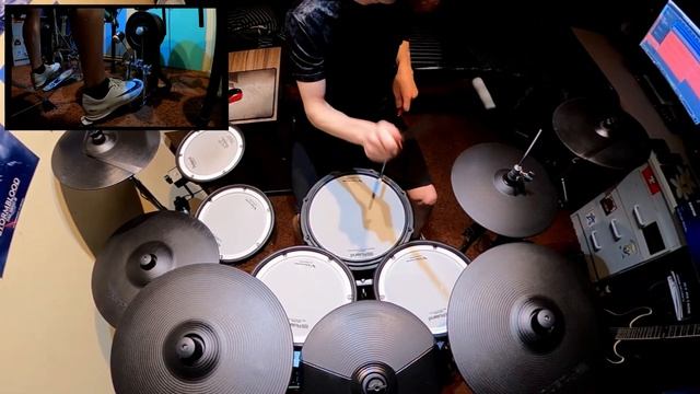 Simple Plan - Shutup (Drum Cover) (360° Reframe) (VDrums) смотреть онлайн