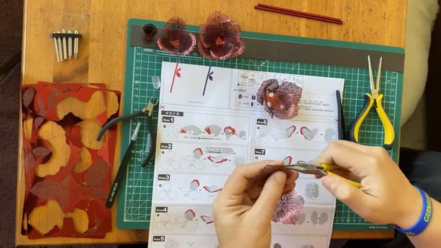 Cómo montar puzzle 3D Rosa Roja 👉@puzzle3dmetal👈 👉 www.puzzle3dmetal.com 👈 Piececool - Metal Earth смотреть онлайн