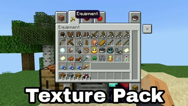 Minecraft java UI texture pack (Pocket Edition) смотреть онлайн