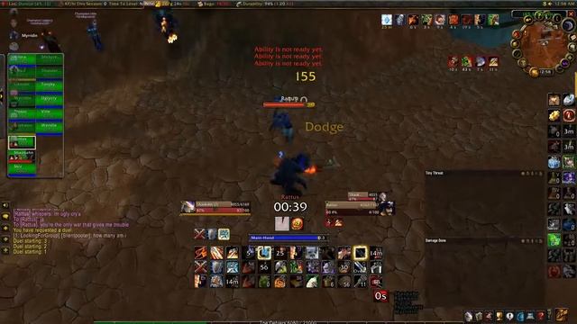 Corrupted Ashbringer vs Might of Menethil Arms Warrior Duels смотреть онлайн