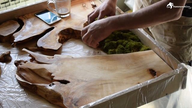 Изготовление стола из эпоксидной смолы. Процесс выполнения работ. Идеальный Дом смотреть онлайн