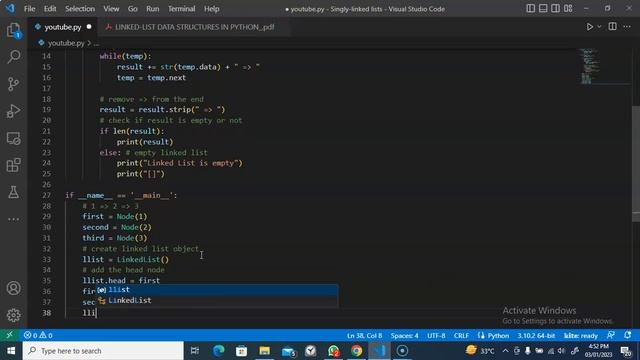 Singly-linked lists Part 1 смотреть онлайн