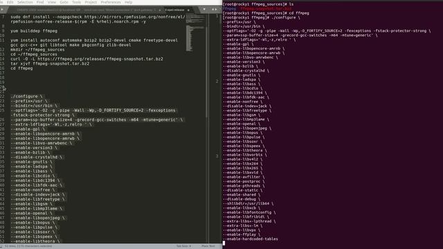 Manual Installing FFMPEG On Linux With Customize Module (Actually, Hibrid)