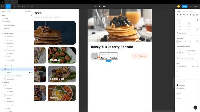 COOKING APPS SPEED ART UI DESIGN WITH FIGMA - PART 02/02 смотреть онлайн