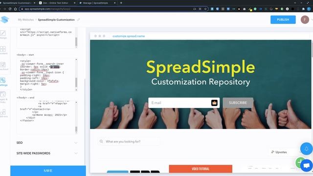 How to setup your custom CSS on SpreadSimple смотреть онлайн