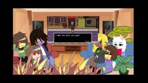 реакция Deltarune на Kris strong than you| Deltarune react to Kris strong than you.