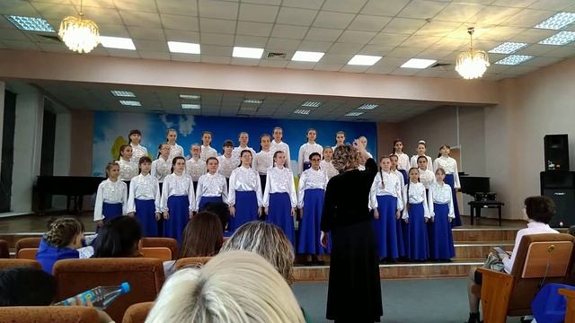 Выступление старшей группы хора Минусинской музыкальной школы. смотреть онлайн