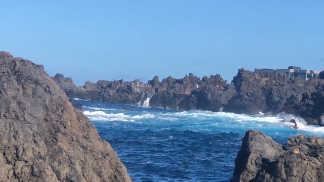 Мадейра 2019. Лавовые бассейны Порту-Мониш. Piscinas Naturais do Porto Moniz смотреть онлайн