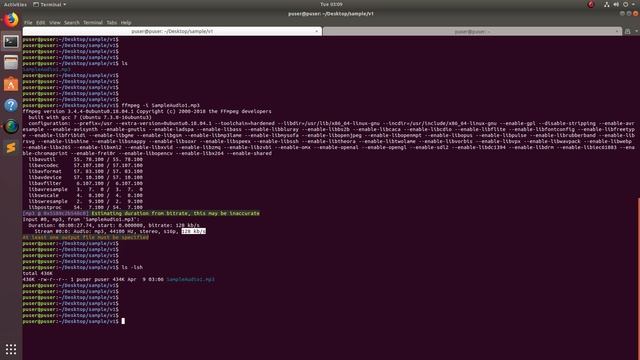 FFmpeg How To Compress An Audio File Bitrate - 2019