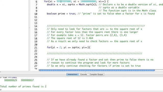 Java Prime 2 long integers смотреть онлайн