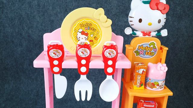 9 Minutes Satisfying With Unboxing Hello Kitty Sanrio Kitchen Set ASMR