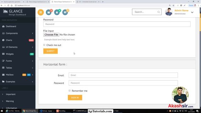 Node js Express JS Admin Panel Integration смотреть онлайн