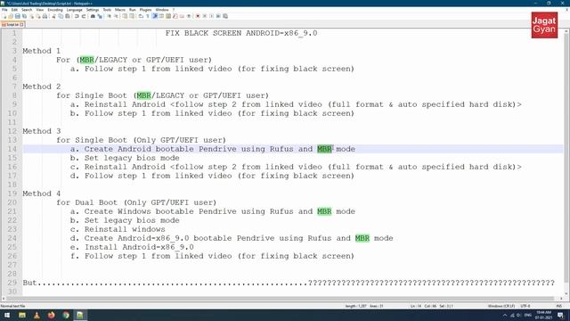 Fix Android x86 9.0 Black Screen & Installation Errors | Hindi смотреть онлайн