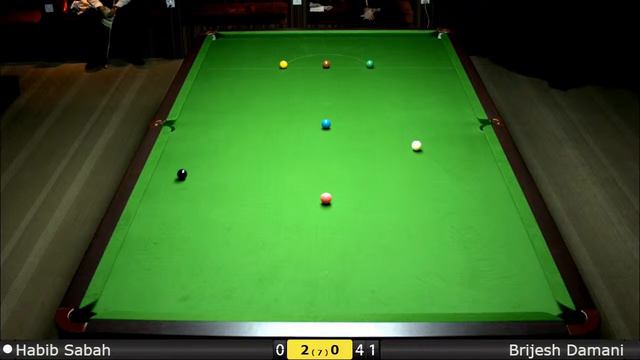 Snooker Men Groups : Habib Sabah vs Brijesh Damani смотреть онлайн