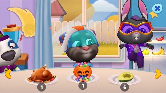 Все конфеты на Хэллоуин! ?? НОВЫЙ геймплей игры «Мой Говорящий Том: Друзья» смотреть онлайн