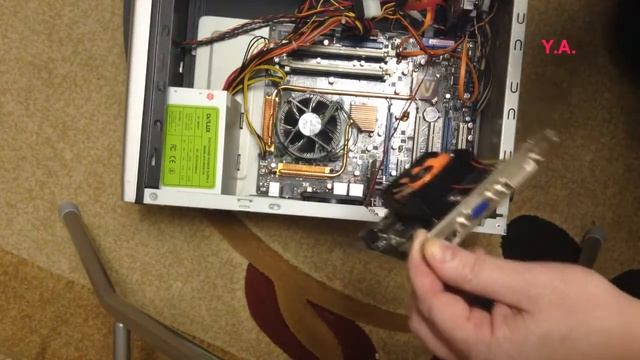 Самостоятельная замена видеокарты PCI Express смотреть онлайн