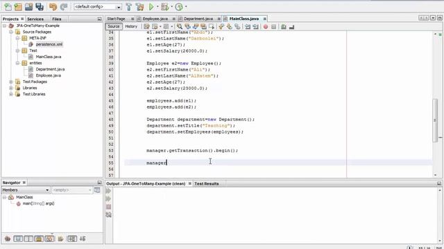 JPA One To Many Example смотреть онлайн