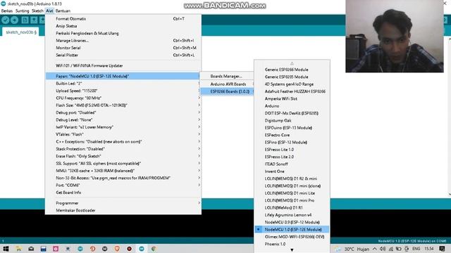 Tutorial Bagaimana cara menginstal board Node MCU Esp8266 di Arduino IDE смотреть онлайн