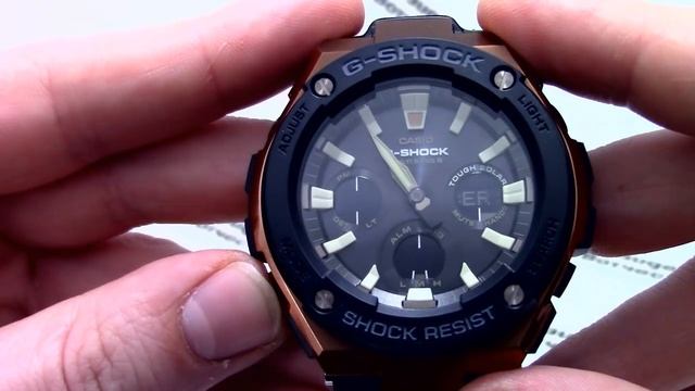 Часы Casio G-SHOCK GST-W120L-1A - Инструкция, как настроить от PresidentWatches.Ru смотреть онлайн