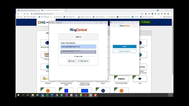 How to login to RingCentral Chrome Extension смотреть онлайн