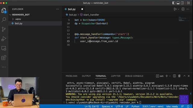 Пишем Telegram Bot на Python / Создание ботов для начинающих за 30 минут смотреть онлайн