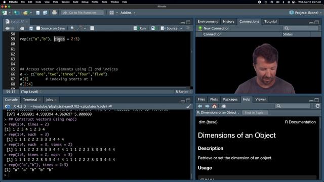 Data Types and Data Dimensions in R | Learn R смотреть онлайн