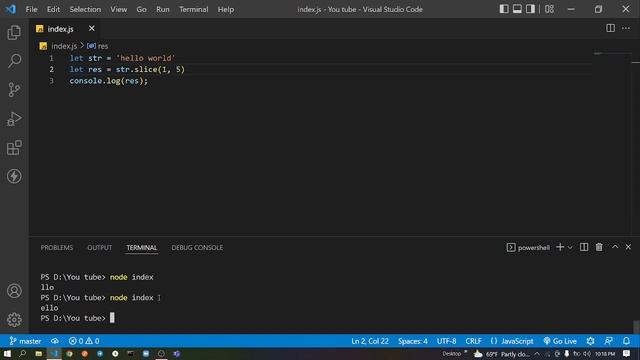 slice method смотреть онлайн