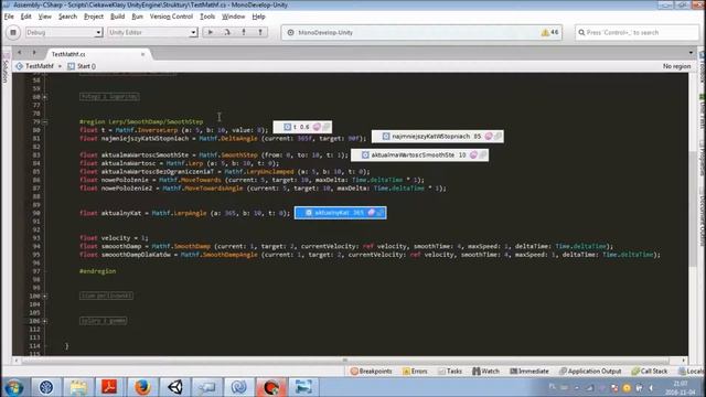 UnityEngine - Struktura Mathf [5.5] смотреть онлайн