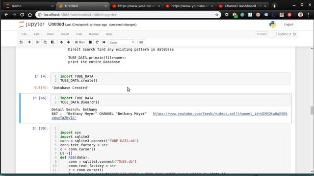 YouTube Data Parsed With Python RSS Feeds text смотреть онлайн
