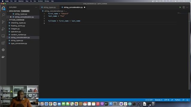 Python Programming 46 : String concatenation смотреть онлайн