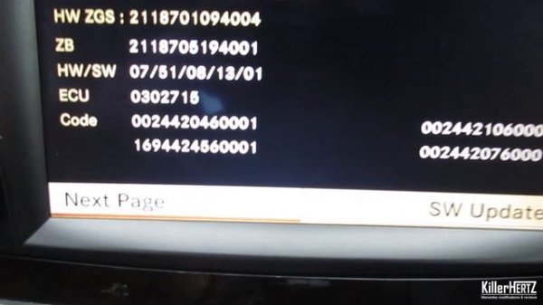 HOW TO: Access Hidden Engineering Menu - Mercedes COMAND NTG 2.5