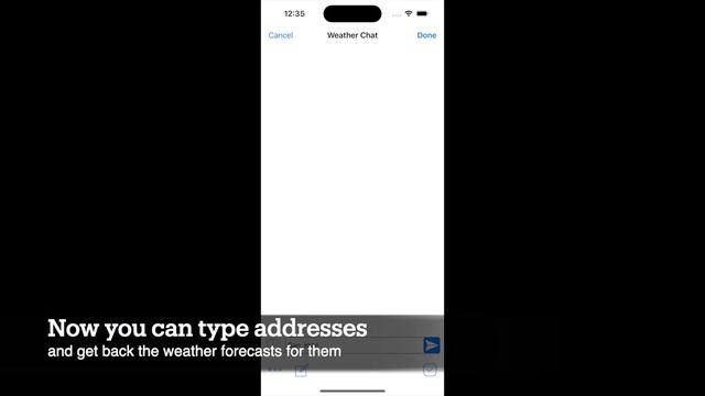 Sample weather chat in "Alloy - launcher and automator" смотреть онлайн