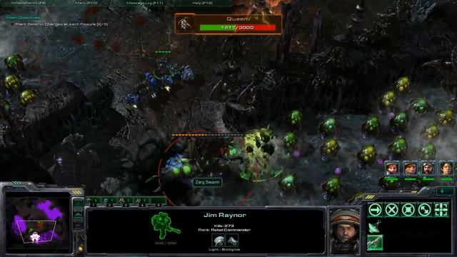 Starcraft II: Wings of Liberty Campaign 26. Final Mission 2a - Belly of the Beast (3/3) смотреть онлайн