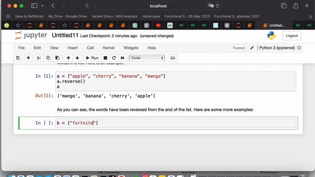 Python tutorial Part 11: Reverse function смотреть онлайн